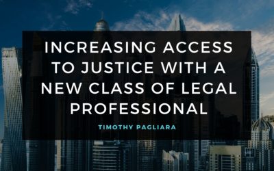 Increasing Access to Justice with a New Class of Legal Professional